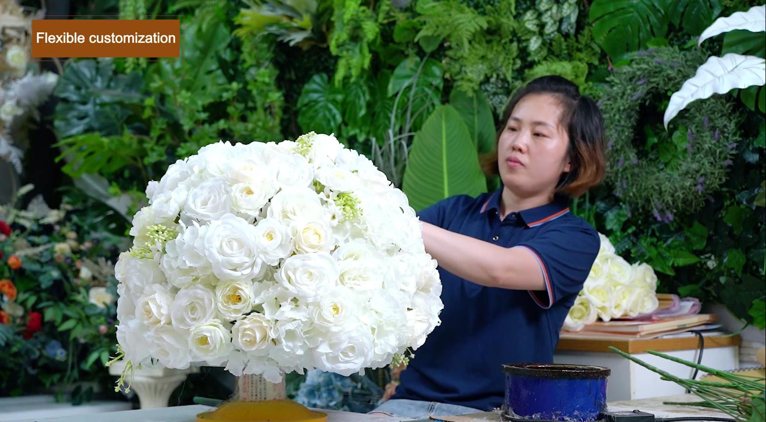 Henan Dkb Crafts Factory Artificial flower balls