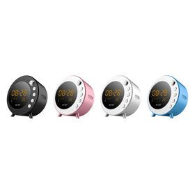 Morning Call 2 Alarm Clock / FM Bluetooth Speaker,LCD time display screen,Bluetooth 5.0