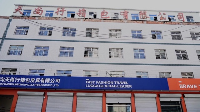 Baoding Baigou Tianshangxing Bag Leather Goods Co., Ltd. factory image 1