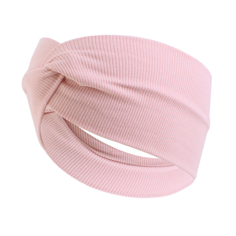 Zhejiang Shuran Textile Co., Ltd. SHURAN ins elastic sport headband yoga fashion crochet hair bands for women velent knit hair tie scrunchies