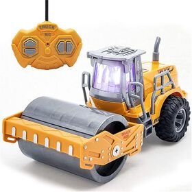 Cheap toys hot sales gift remote control bulldozer toy rc construction car toys truck vehicle excavator engineering cars light