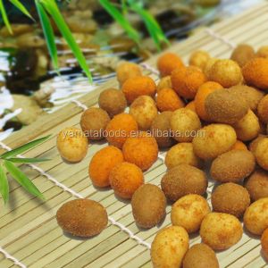 multi flavored cocktail mix roasted snack food coated peanut