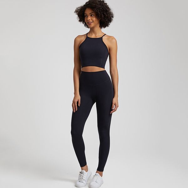 Yoga Sets Gym Fitness Clothing Sport Bra Top Fitness Sportswear Womens Leggings Activewear Sets For Women