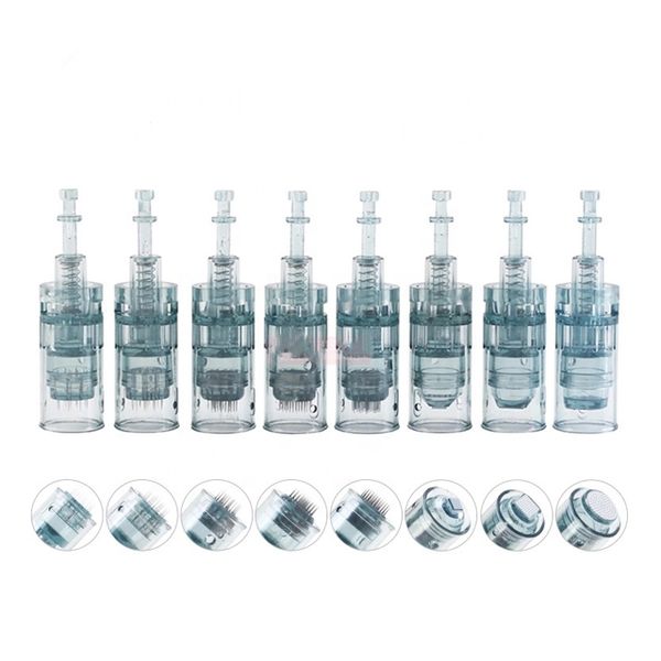 Derma Pen M8 Cartridge 11/16/24/ 36/42/ Round Nano Bayonet Cartridges Needle Mts Micro Skin Microneedling Cartridges