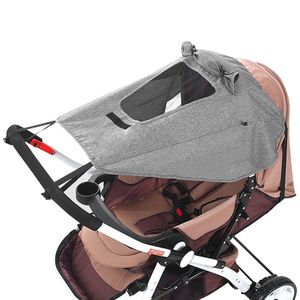 Baby Stroller Accessories Universal Sun Shade UV Protection Sunshade Carriage Canopy Cover for Prams Infants Car Seat Sun Visor