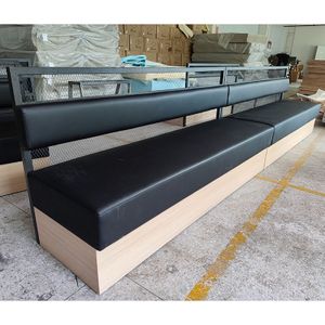 Hendry modern simple restaurant furniture booth seating lunch dinner table sofa booth seat restaurant booth