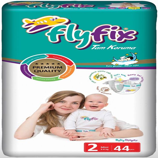 Best Quality OEM FLYFIX Baby Diaper From Turkey Disposable Baby Diaper Twin Series Cheap Price soft and high absorbency diapers