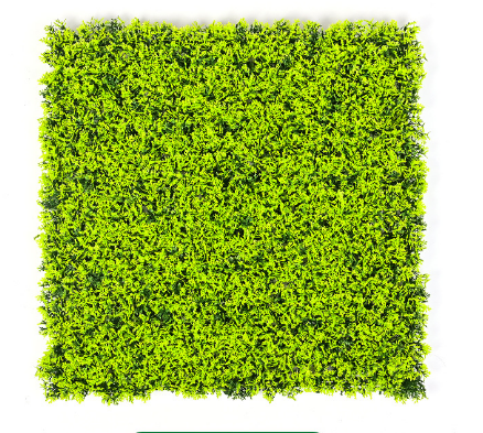 Jinhua Yunxin Pampas Handicraft Co., Ltd. Leaf Hedge Artificial Green Grass Wall Backdrop Outdoor Artificial Rubberized Wall