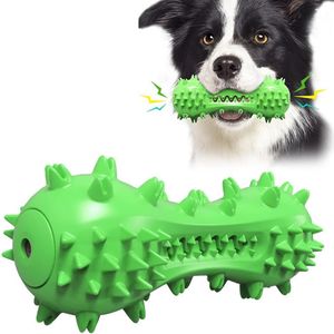 Toothbrush Dogs Chewing Squeaky Toys Durable Bones for Aggressive Chewers