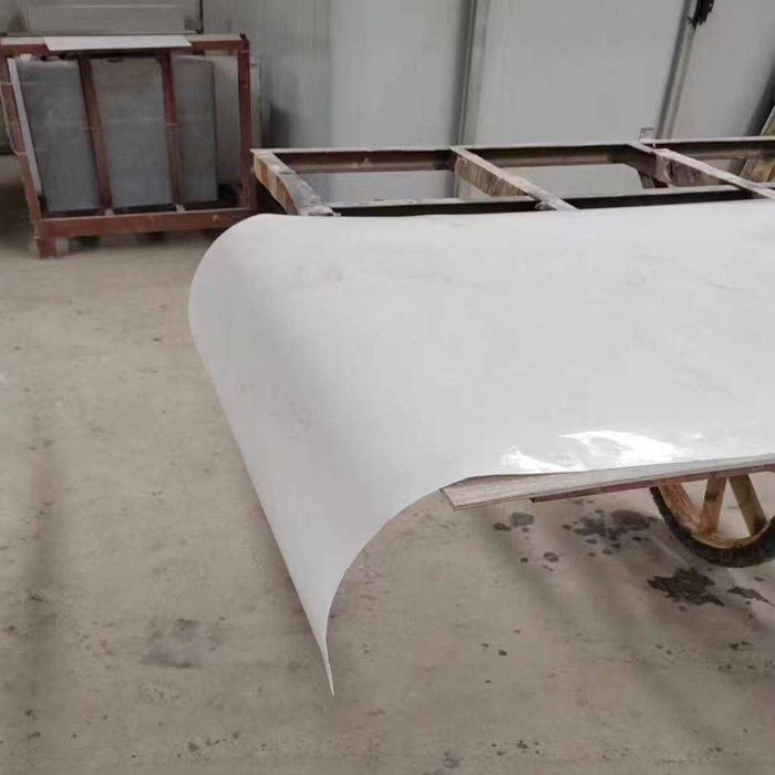 Xiamen Jingyu Stone Trading Co., Ltd. 0.7mm Ultra-Thin White Marble: Customized Translucent & Flexible for Design Masterpieces