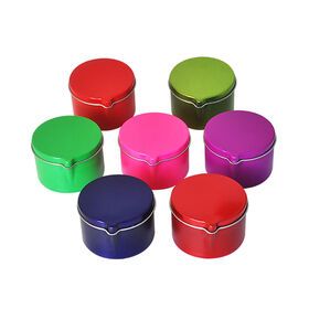 Jars Message Pouring Massage Jar Lid Spout Set 6oz Tins Sunflower Print Pot Containers Lids Labels Candle Tin Can With Feet
