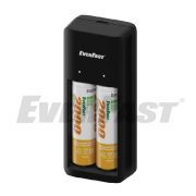 RAPID 2 POSITION MICRO USB NIMH / NICD AA AAA BATTERY CHARGER