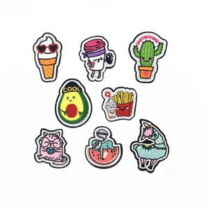 Custom Food Style Iron-on Embroidery Patch for Clothing Backpacks Hats