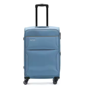 3-Piece Travel Luggage Set with Spinner Wheels 100% Polyester Expandable Soft Suitcases TSA Approved Carry-On Luggage Sets