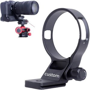 Compatible Lens Support Holder Bracket Bottom is Quick Release Plate Feature Dovetail Groove Metal Tripod Mount Ring Lens Collar