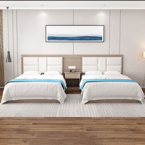 Wholesale white modern wooden double bed with head board  bedroom furniture sets for adults