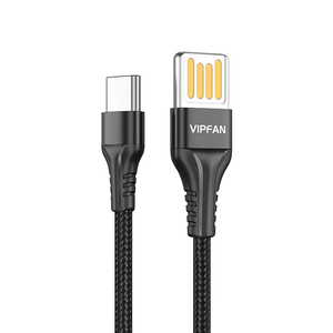 Hot Sale Custom Color High speed 2.4A Fast Charging Type C  Mobile Phone USB Cable