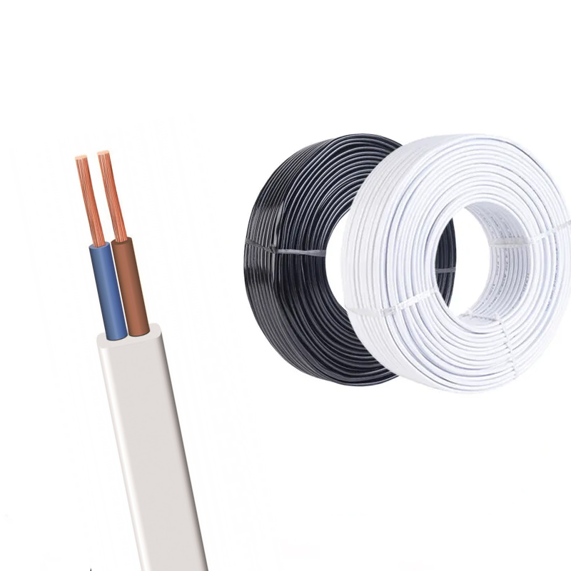 EN 50525-2-11 60227 IEC 56 H03V2V2H2-F Flexible PVC Insulated Electrical Cable Copper 2 Cores house building electric wire