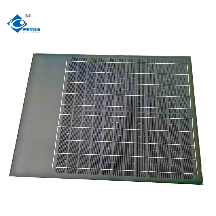 15.6W Photovoltaic Portable Solar Panel 12V Glass Laminated Solar Panel ZW-420320 Mini Solar Panels Power Charger