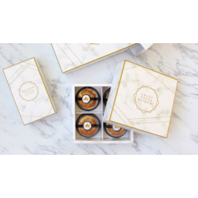 luxury eco friendly wholesale cardboard organizer food dividers cup cake dessert cookie bakery gifts guest packaging box