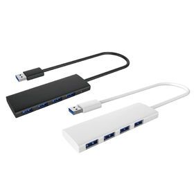 Ultra-thin USB portable 4-in-1 multi-port hub