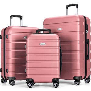 Next Day Shipment Large Capacity Lightweight 360 Degree Rotating Silent Wheels TSA Combination Lock ABS Travel Suitcase Luggage