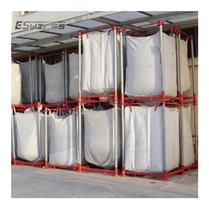 Customized Heavy duty large durable powder coated galvanized professional stacking big bag metal support rack