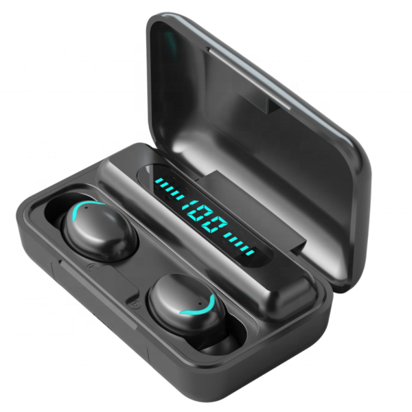 wholesale waterproof led display  earphone audifonos auriculares bt 5.0 tws f9 f9-5 f9-5c wireless earbuds