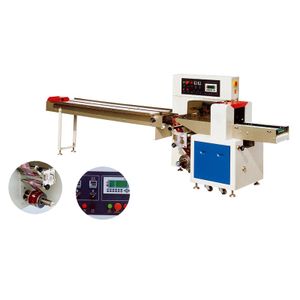 Automatic madeleine cake packing machine popular food packing machinery cheap pillow press packing machine