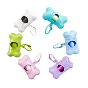 Wholesale Degradable Dog Pooper Scooper Cleaning Garbage Bags Pet Supplies Wheat Straw Bone Distributor Made of Plastic Nylon