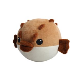 Eco-friendly 100% Recycled Material Lovely Sea Animals Pufferfish Plush Toy
