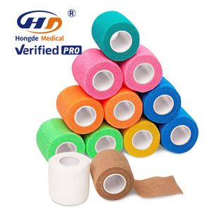Self Adhesive Bandage Wrap Vet Wrap Non Woven Cohesive Bandage Tattoo Grip Tape elastic adhesive bandage