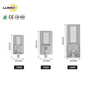 Residential garden lamp with solar 180w 240w wholesale price powerful outdoor show solar street lighting