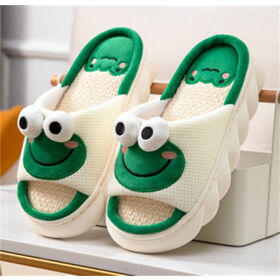 New design Open slippers Home indoor cute fur slippers