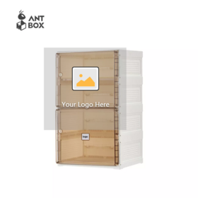 7 grid folding drawer organizers drop front shoe box compartment storage box closet organizer for clothes