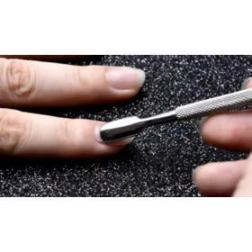 Stainless Steel Nail Pusher Gel Nail Polish Remover Tools Double Side Cuticle Pusher
