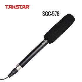 TAKSTAR SGC-578 Shotgun Condenser Microphone Cardioid Mic with Windshield For Camera Film Broadcast Video Recording Interview