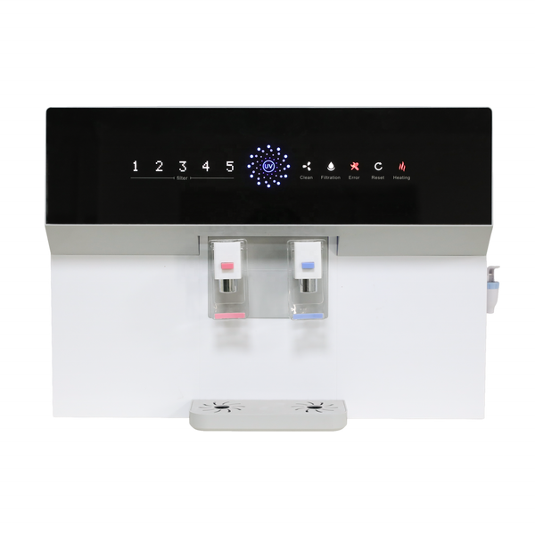 Filterpur Wall mounted hot warm water purifier home use 5 stages water filter purifier system