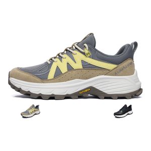 Wholesale Men Sport Shoes Khaki Casual Customized Design OEM Low Cut Outdoor Anti-Slip Shoes