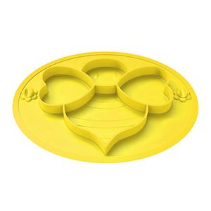 Silicone Divided Toddler Baby Placemats Dining Food Soup Table Mat Suction Plates