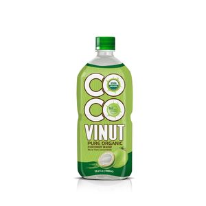 Best Selling 1L Bottle Vinut Pure Organic Coconut Water Vietnam Factory's Free Sugar Soft Drinks Mixed Natural are Flavour
