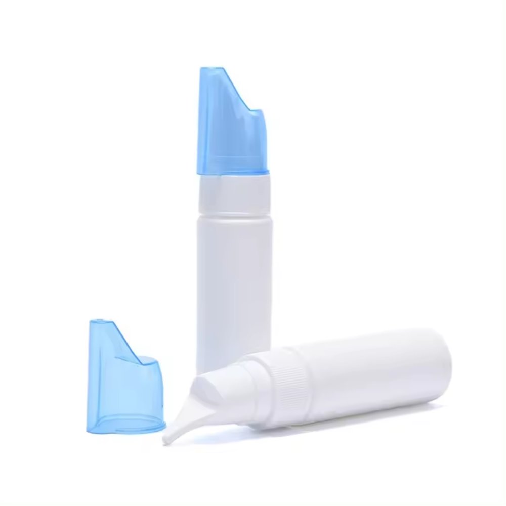 PAVICO PACKAGING COMPANY LIMITED ODM OEM Best Price 50ml 70ml 80ml HDPE Plastic Durable Nose Spray Wash Empty Container Hand Pump Nasal Spray Bottle Brand Pavico
