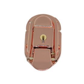 Metal Rose Gold Tone Toggle Latch Suitcase Clasp Lock Hasp Buckle