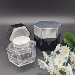 Round Shape Honey Jar Body Cream Clear Container Cosmetic Packaging Set Plastic Cosmetic Jars Gold Silver PET Skin Care 10000pcs