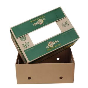 Wholesale Factory Banana packaging box heavy duty cardboard corrugated recyclable banana packing carton boxes