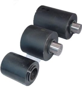 Nose Roller For Industrial Heated Container 4" Carbon Steel Heavy Rollers