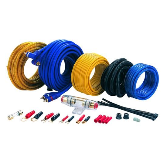 Custom Car Audio Speaker Amp Wiring Kit OFC CCA TCCA Soft Flexible Audio Car Installation Amplifier Amp Kit 8 Gauge Power Kit