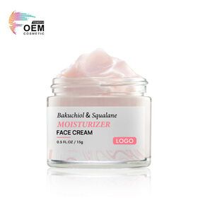 Private Label Organic Maintain Balanced Skin Anti Wrinkles Hyaluronic Acid Bakuchiol Face Plumping Cream For Facial Moisturizer