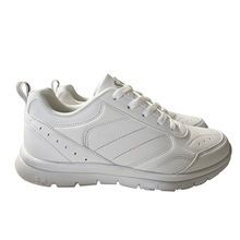 Newest school white boy shoes for student sports shoes design