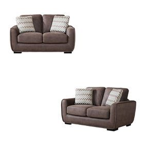 CX622A-2 Custom Living Room Furniture Loveseat Couch Sets Wholesale Two Seater Leather Sofas For Home